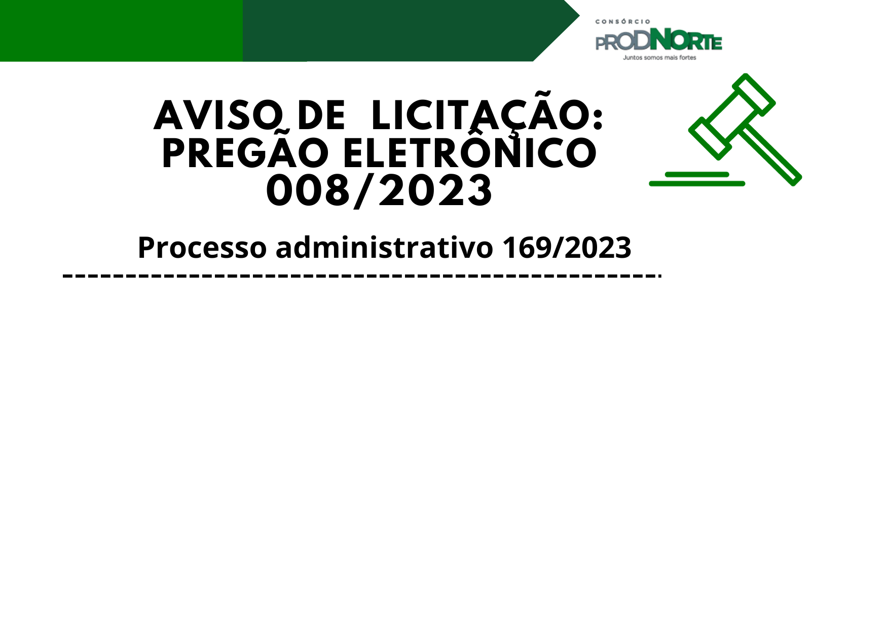 AVISO DE LICITAÇÃO