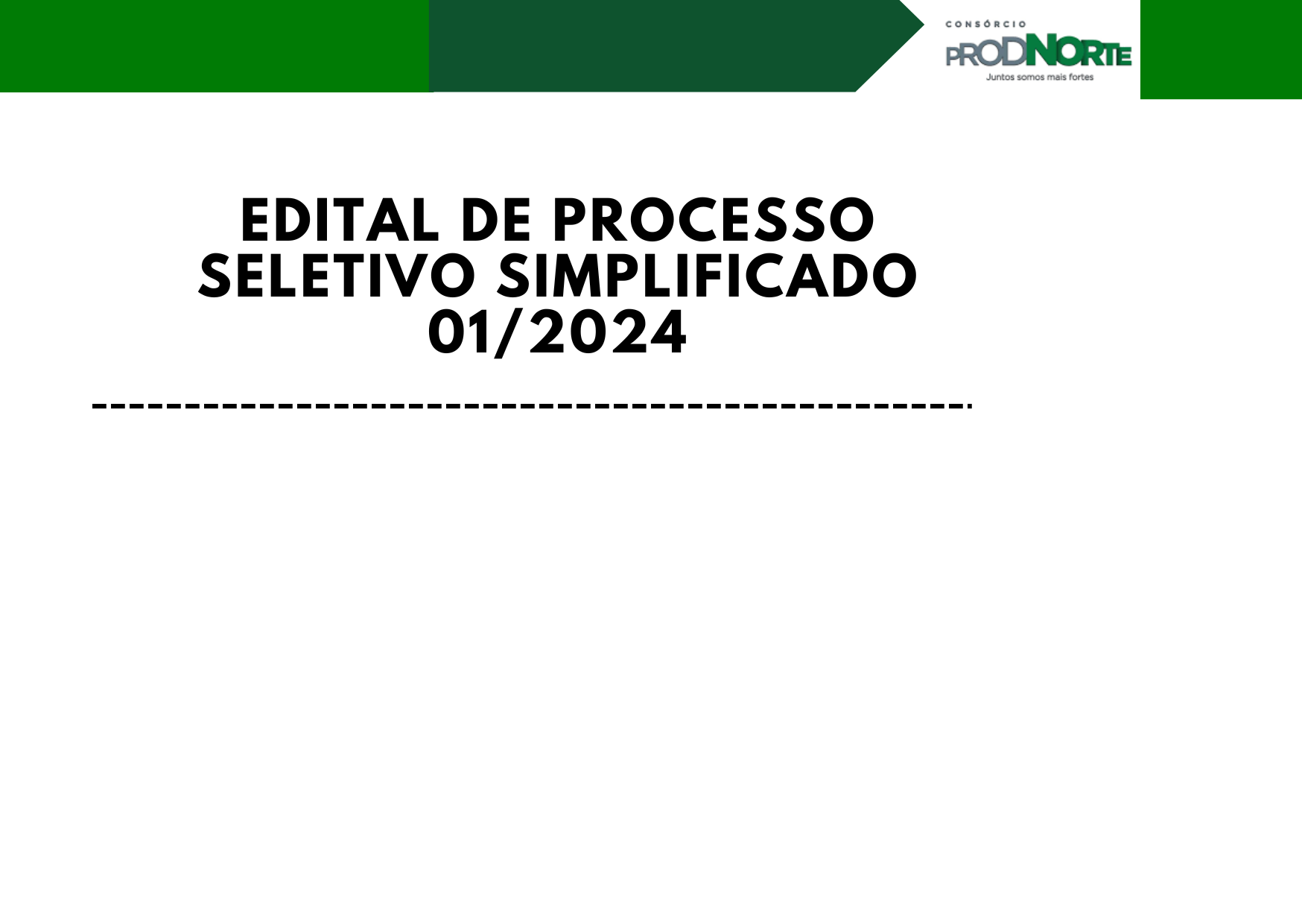 EDITAL DE PROCESSO SELETIVO SIMPLIFICADO 01/2024